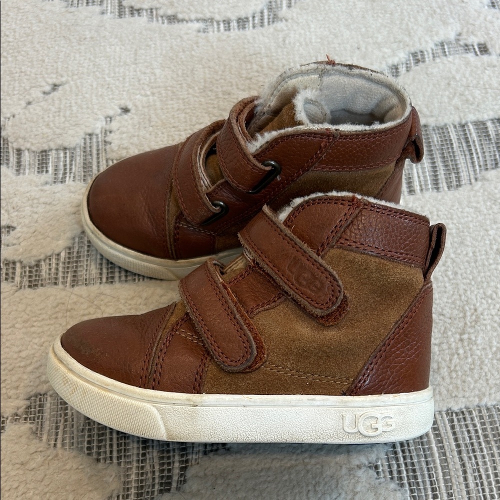 UGG Kids Tan and Brown Boots